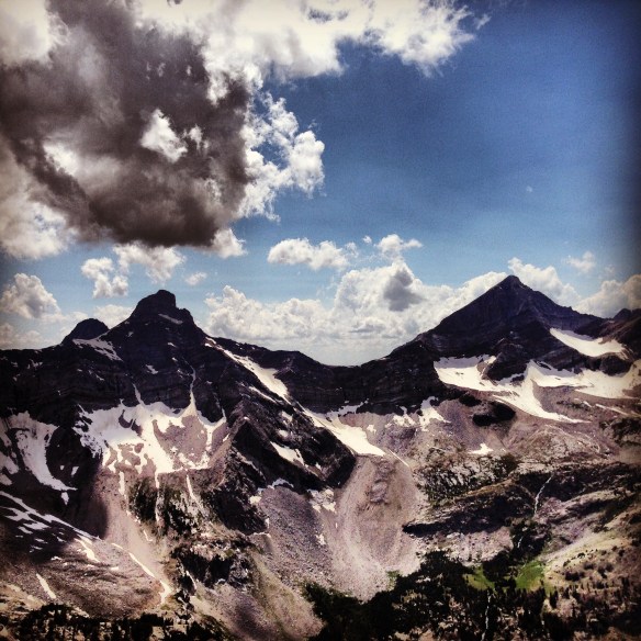old hyndman and hyndman peak from mustang howard peak wildhorse creek