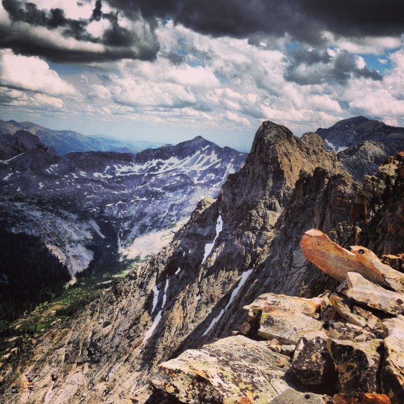 summit view from mustang peak wildhorse creek drainage