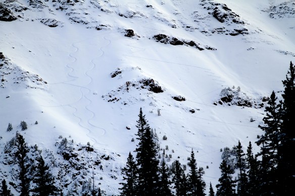 If skiing is art, this is the canvas. 